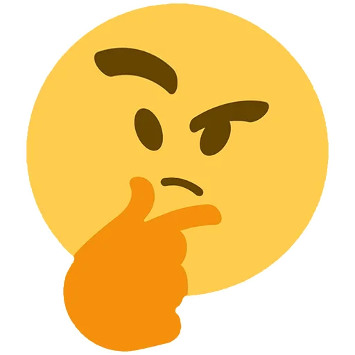 🤔 Стикер «🤔» для Telegram