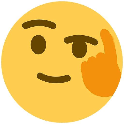 🤔 Стикер «🤔» для Telegram