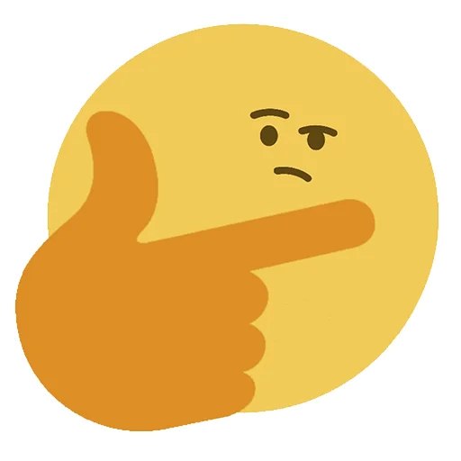 🤔 Стикер «🤔» для Telegram