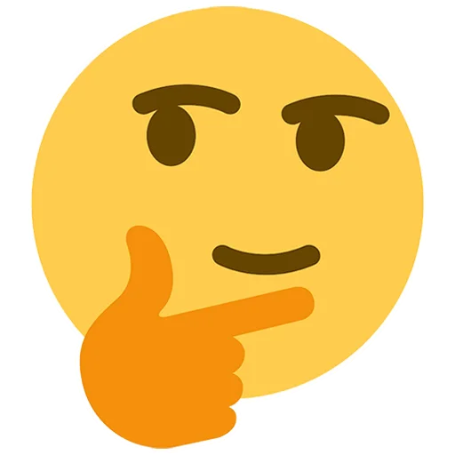 🤔 Стикер «🤔» для Telegram