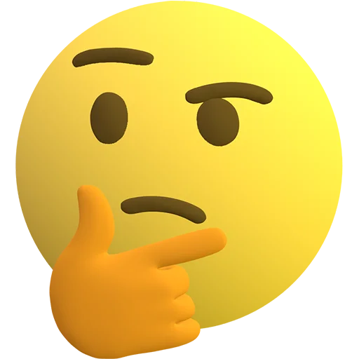 🤔 Стикер «🤔» для Telegram