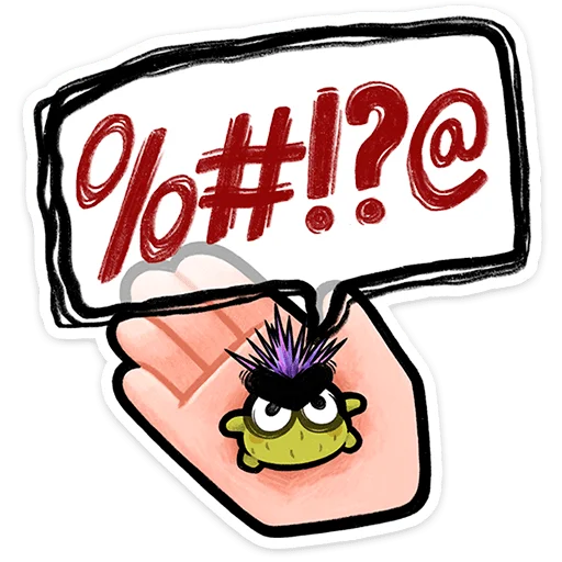 ⭐ Стикер «Чертополох» для Telegram