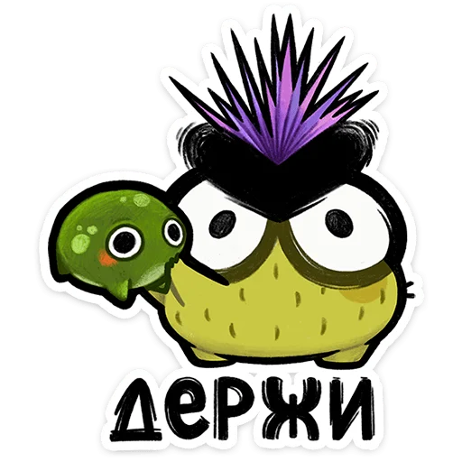⭐ Стикер «Чертополох» для Telegram