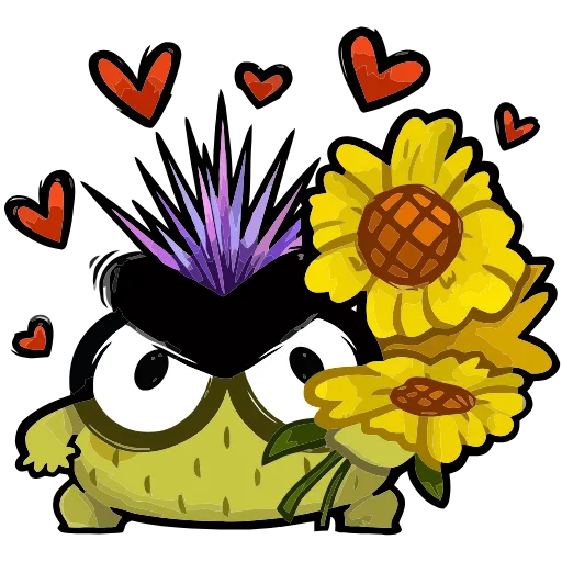 💐 Эмодзи «Чертополох» для Telegram