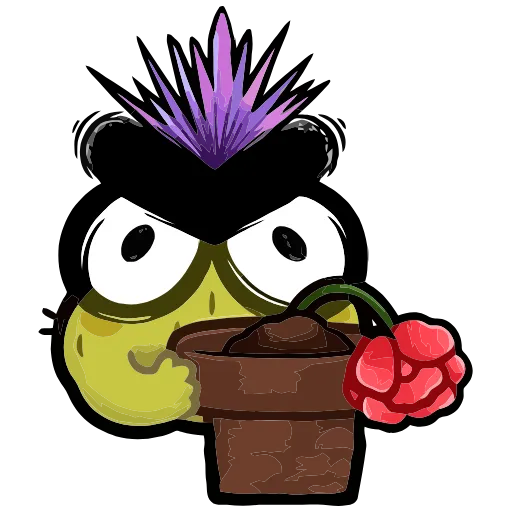 🌹 Эмодзи «Чертополох» для Telegram