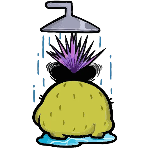 🚿 Эмодзи «Чертополох» для Telegram