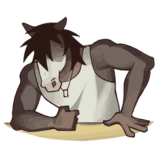 😠 Эмодзи «Конь Гром» для Telegram