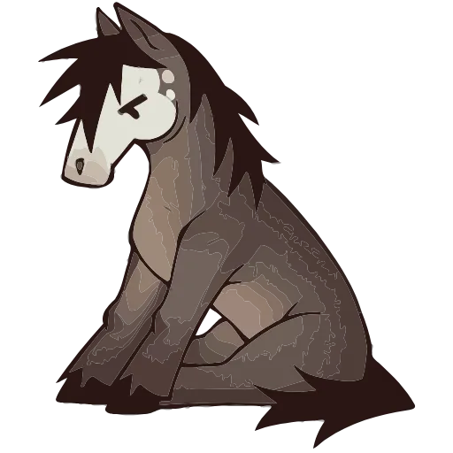 🫤 Эмодзи «Конь Гром» для Telegram