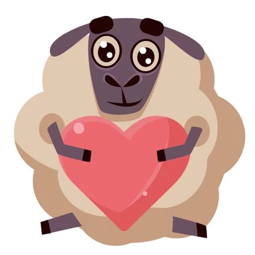 🐑 Стикер «Sheep» для Telegram