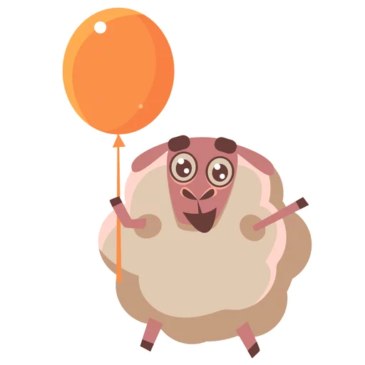 🐑 Стикер «Sheep» для Telegram