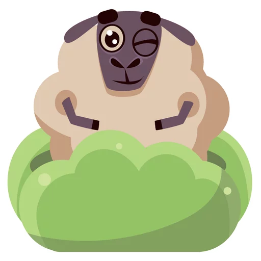 🐑 Стикер «Sheep» для Telegram