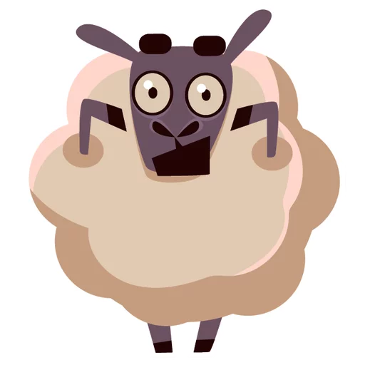🐑 Стикер «Sheep» для Telegram