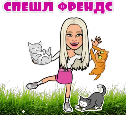 🐱 Стикер «Tia Liss» для Telegram