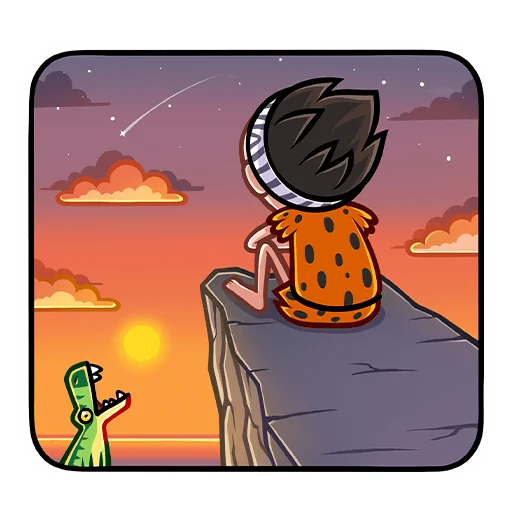 🌇 Стикер «Тибо» для Telegram