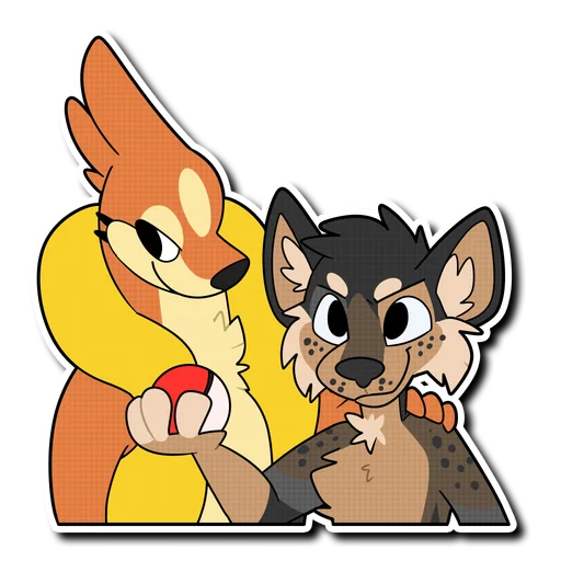 Стикерпак &amp; Ollie для Telegram — скачать