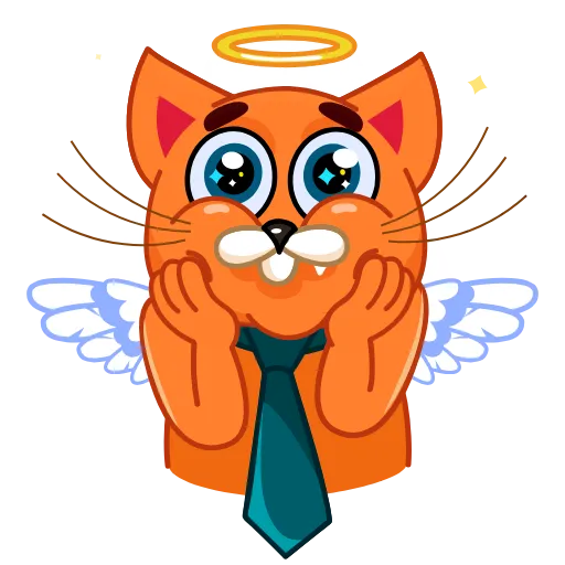 😇 Стикер «Tidy Tie Tom» для Telegram