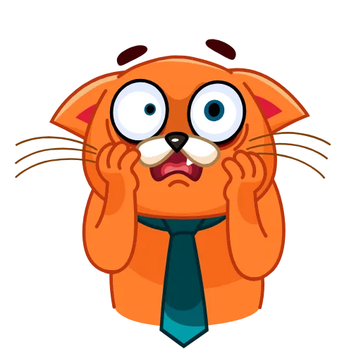 😱 Стикер «Tidy Tie Tom» для Telegram