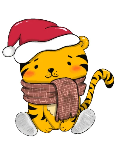 🙁 Стикер «Tiger Year» для Telegram