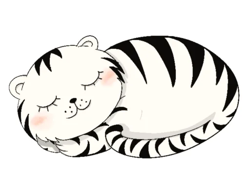 😴 Стикер «Tiger Year» для Telegram