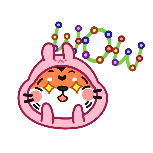 🤩 Эмодзи «Тигрёныш» для Telegram