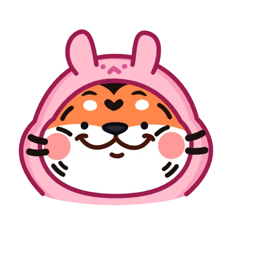 😌 Стикер «Тигреныш» для Telegram