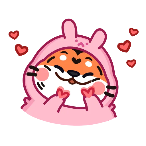 🥰 Стикер «Тигреныш» для Telegram