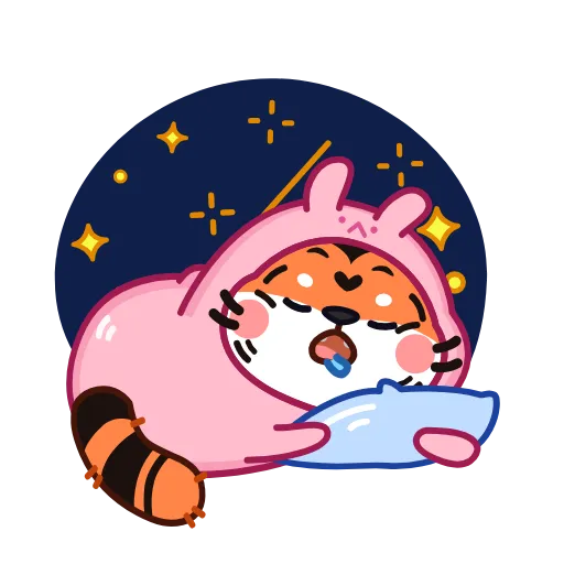 😴 Стикер «Тигреныш» для Telegram