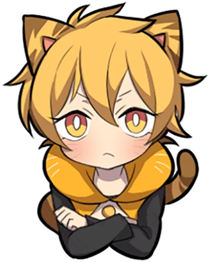 Стикерпак Tiger Kitten для Telegram — скачать