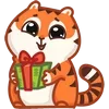 🎁 Эмодзи «Тигрёнок Персик» для Telegram