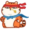 🦸‍♂ Эмодзи «Тигрёнок Персик» для Telegram