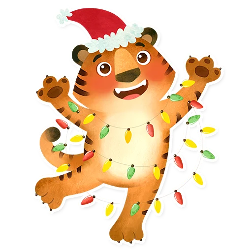 Стикерпак Tigers2022 для Telegram — скачать