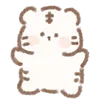 🤍 Эмодзи «White Tiger» для Telegram