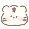 🤍 Эмодзи «White Tiger» для Telegram