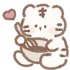 🤍 Эмодзи «White Tiger» для Telegram