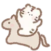 🤍 Эмодзи «White Tiger» для Telegram