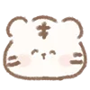 🤍 Эмодзи «White Tiger» для Telegram