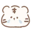 🤍 Эмодзи «White Tiger» для Telegram