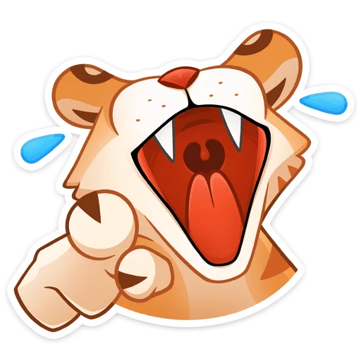 🐅 Стикер «Тигриску» для Telegram