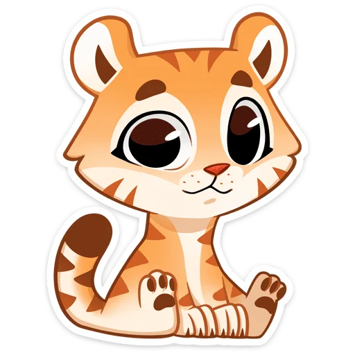 🐅 Стикер «Тигриску» для Telegram