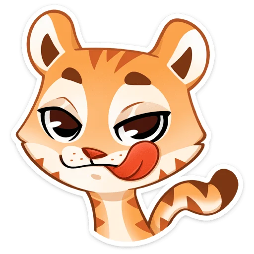 🐅 Стикер «Тигриску» для Telegram