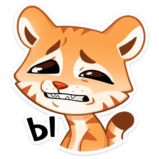 🐅 Стикер «Тигриску» для Telegram