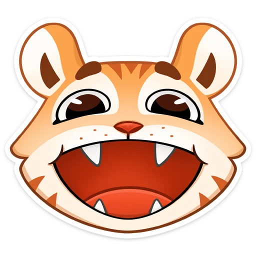 🐅 Стикер «Тигриску» для Telegram