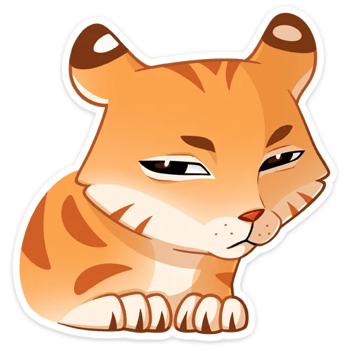 🐅 Стикер «Тигриску» для Telegram