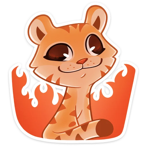🐅 Стикер «Тигриску» для Telegram