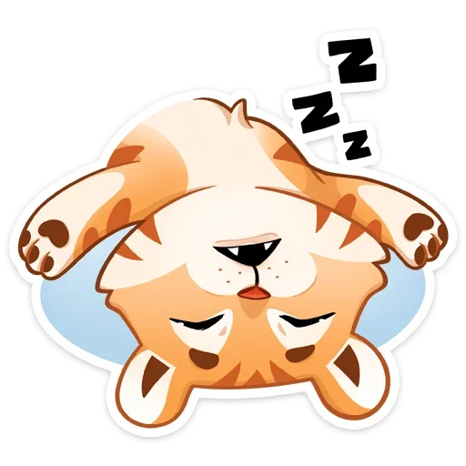 😴 Стикер «Тигриску» для Telegram