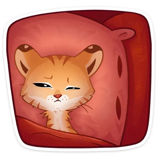 🥱 Стикер «Тигриску» для Telegram