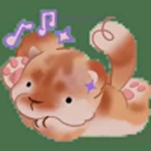 🎵 Эмодзи «Набор эмоджи с тигрёнком Улей из ВК» для Telegram