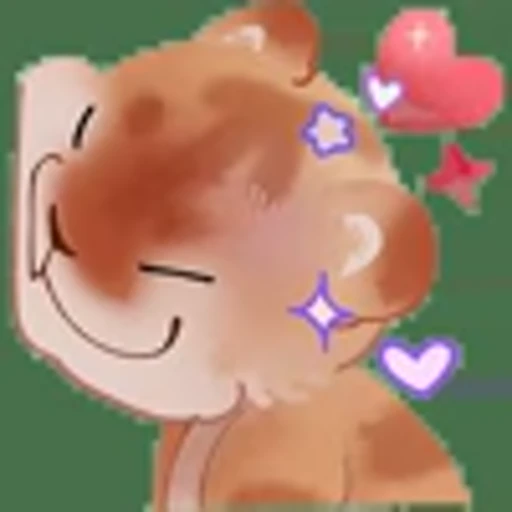 🥰 Эмодзи «Набор эмоджи с тигрёнком Улей из ВК» для Telegram