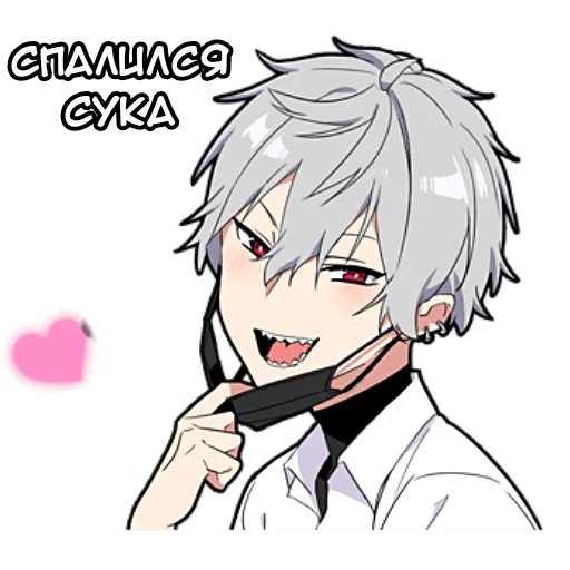 🥲 Стикер «Тихий-кун 4» для Telegram