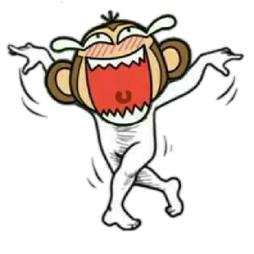 Стикерпак monkey для Telegram — скачать